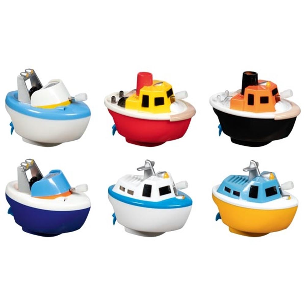 Barca con motore a carica. 6-6,5 cm. 6 colori