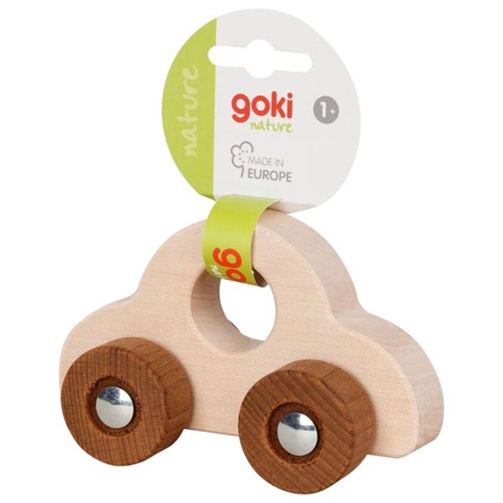 Voertuigen, 2 assorti. goki-natuur. 13,5