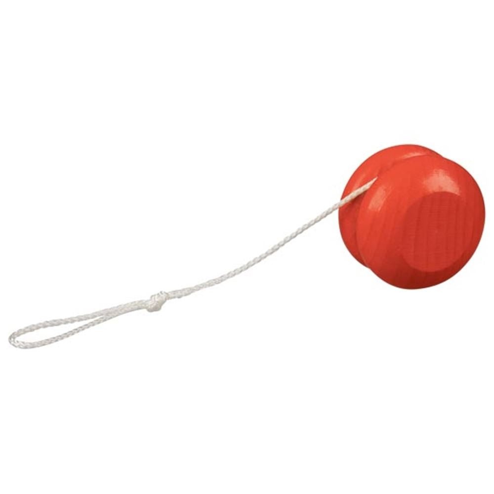 Wooden yo-yo, red. 5 cm. 4+
