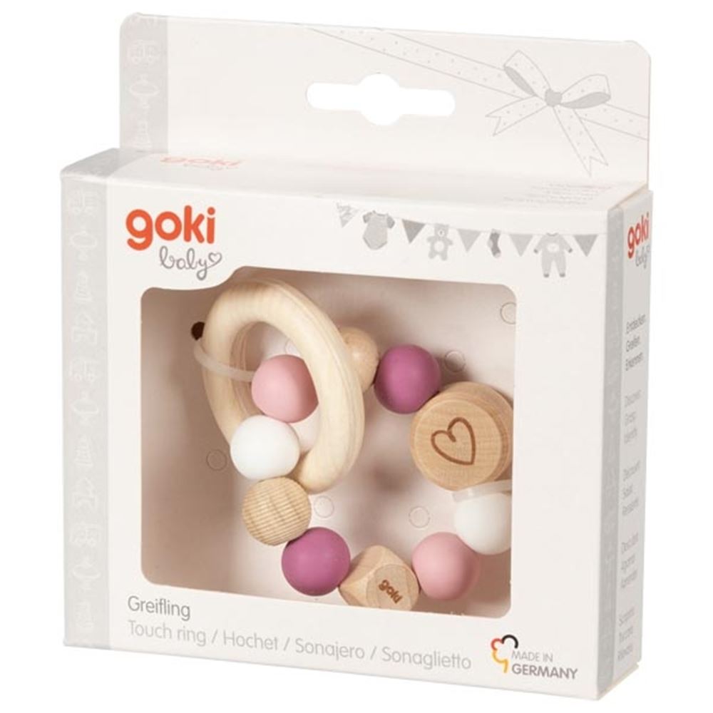 Goki Madera agarrada Hart Pink
