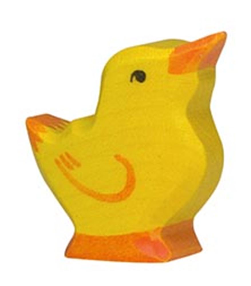 Holztiger chick, head up. 3,5 centímetros