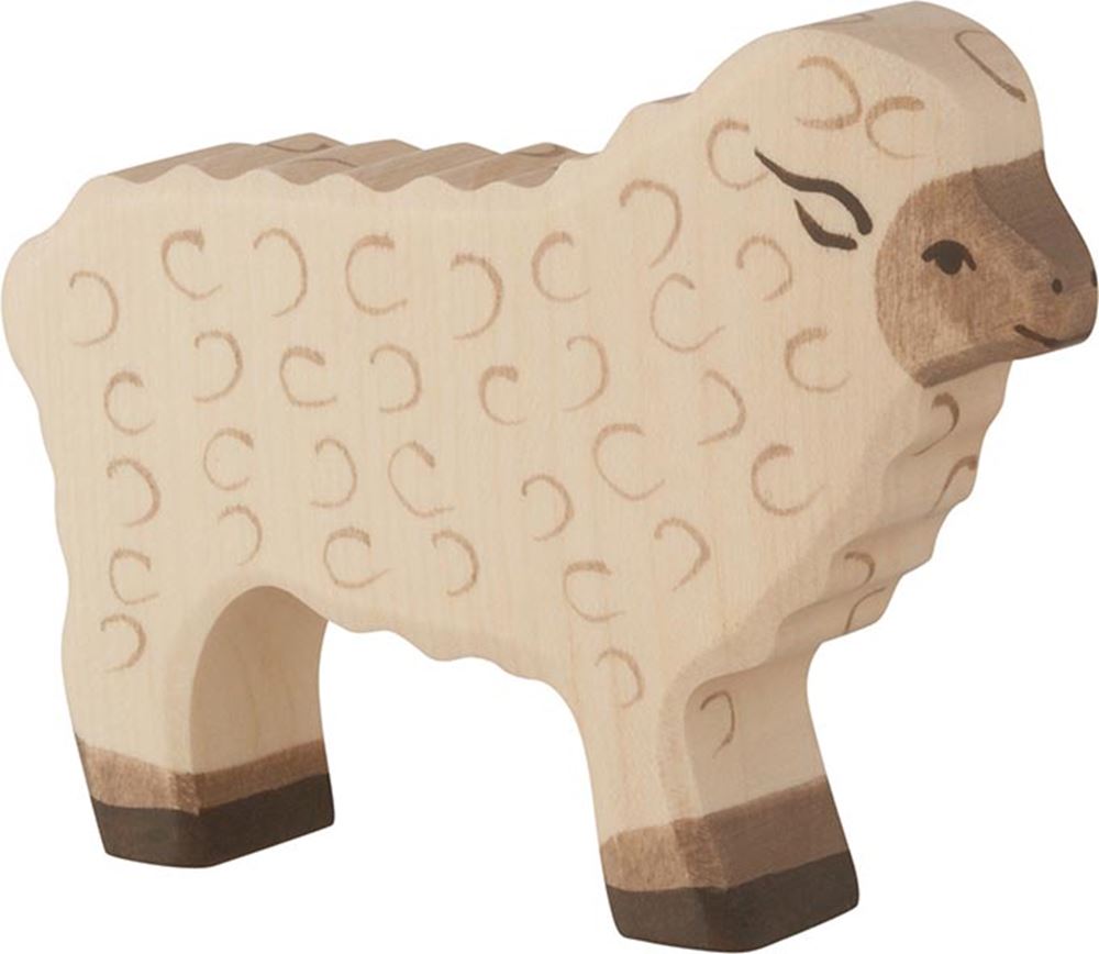 Oveja Holztiger, de pie. 11cm.