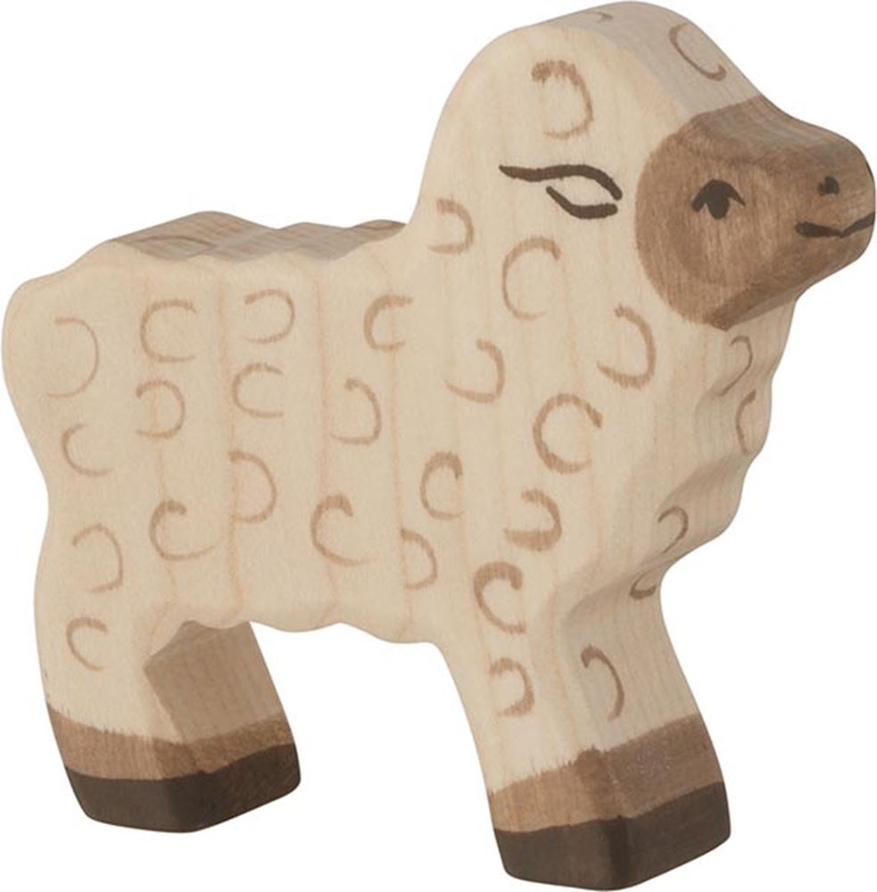 Agnello Holztiger. 7,5 cm.