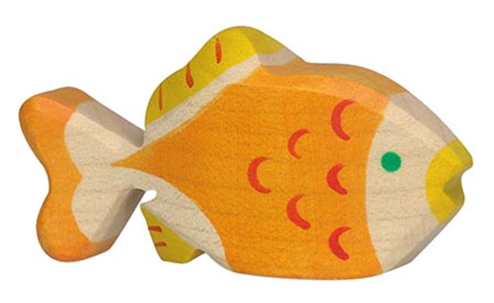 Pez dorado Holztiger. 8cm.