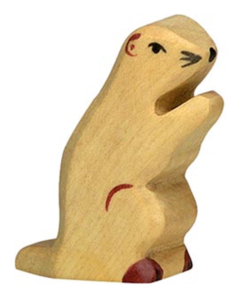 Marmotta Holztiger. 6,5 cm.