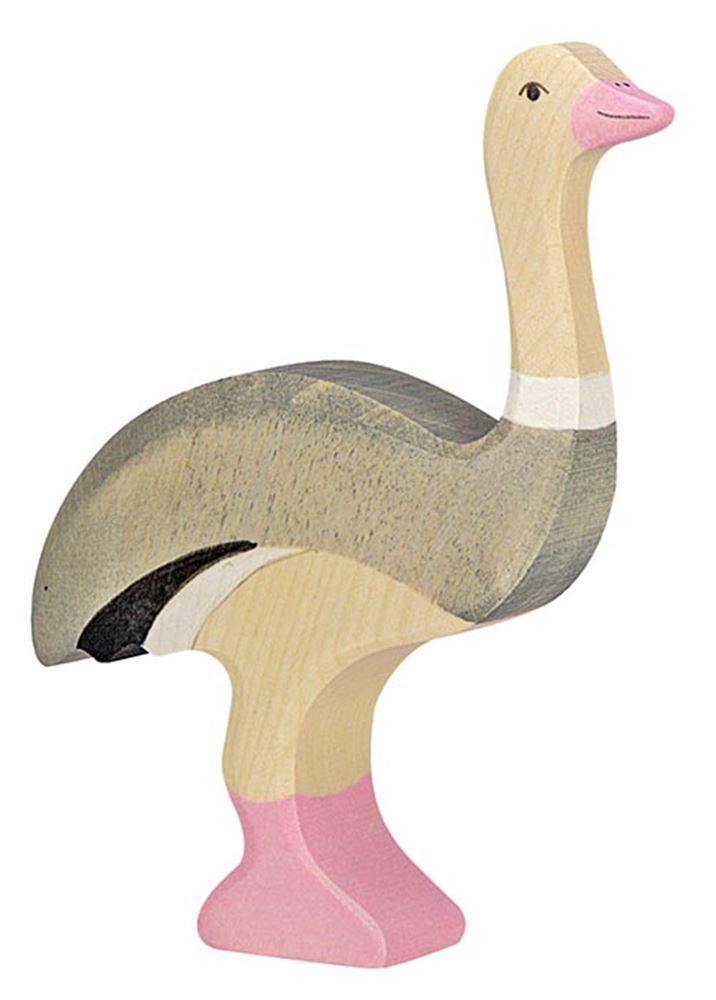 Struzzo Holztiger. 12 cm.