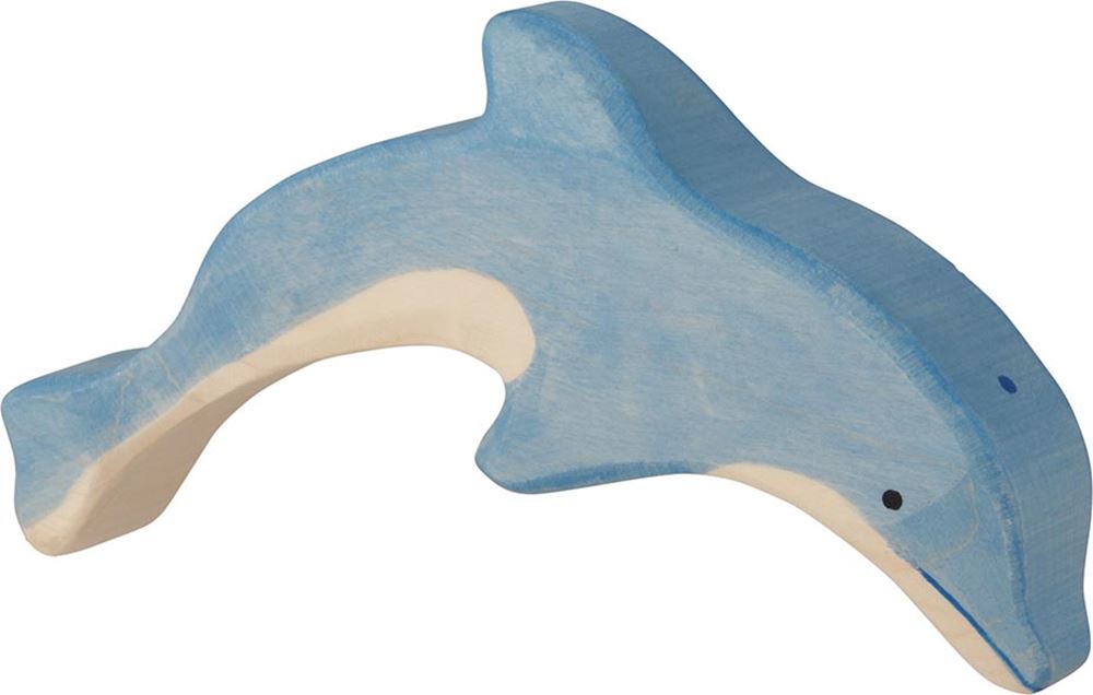 Delfino Holztiger, saltando. 16,5 cm.