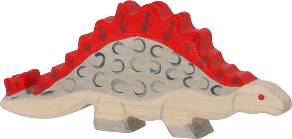 Holztiger dinosaurs - stegosaurus - 18x2x8cm - wooden figure - handmade