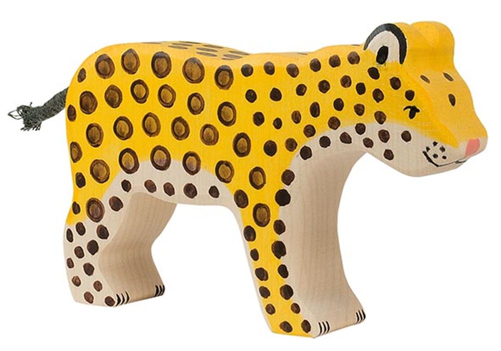 Leopardo Holztiger. 13,5 cm.