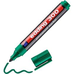 Edding 300 marker, spessore della linea 1,5-3 mm, verde, 1 pezzo