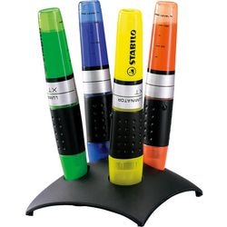 Pennarello Abi per testo stlo luminator xt 2-5mm confezione da 4 pezzi assortiti punta smussata