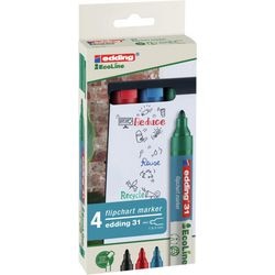 Pennarello per lavagna a fogli mobili edding 31 1,5-3mm assortiti
