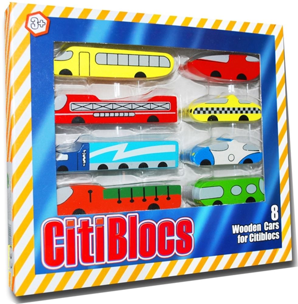 Citiblocs coches de madera 8. 3+