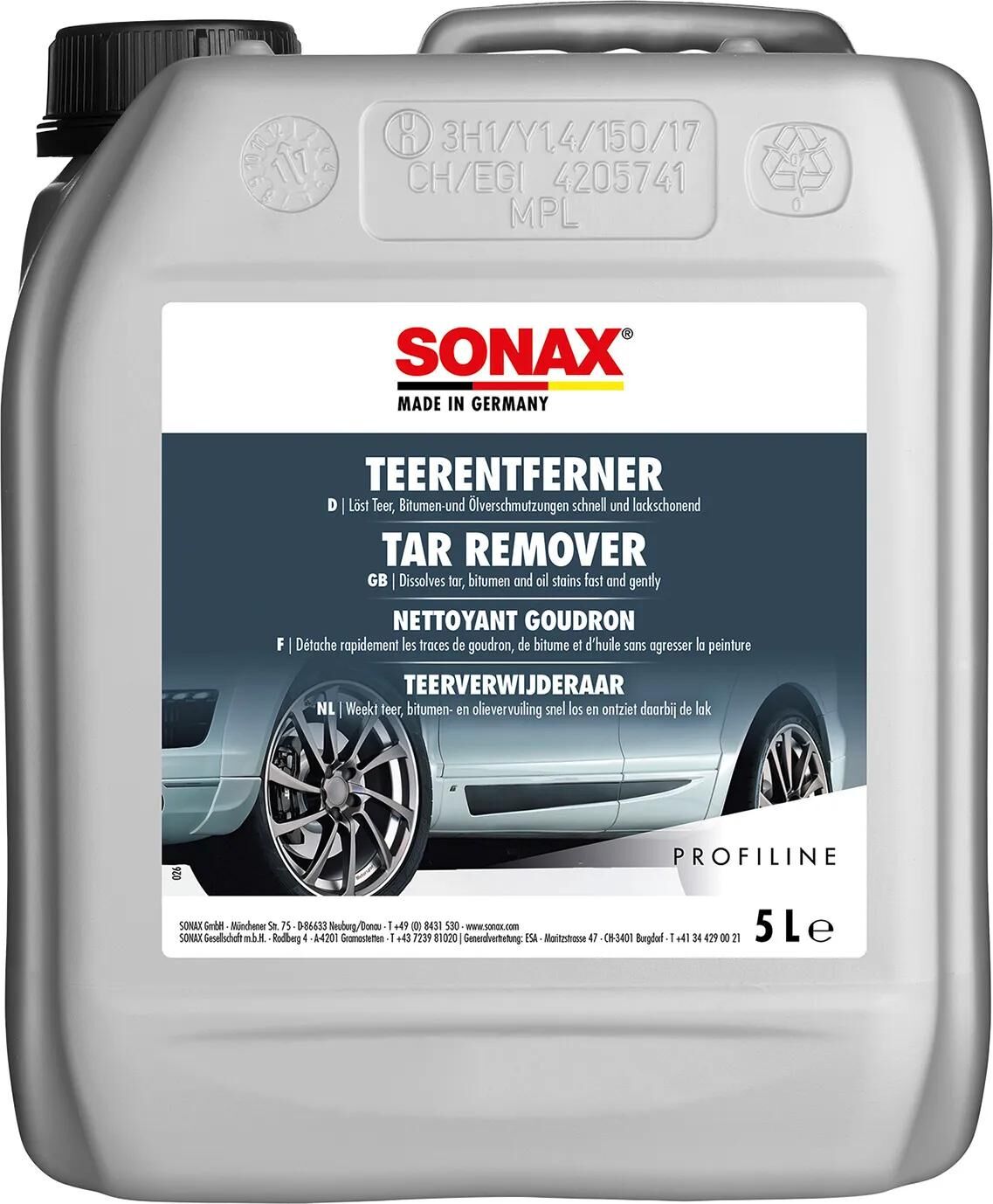 Sonax Tar Remover 5 LTR PE Custer