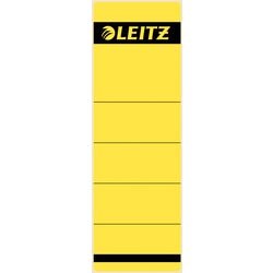 Etichette dorso raccoglitore leitz giallo 10 pezzi di carta