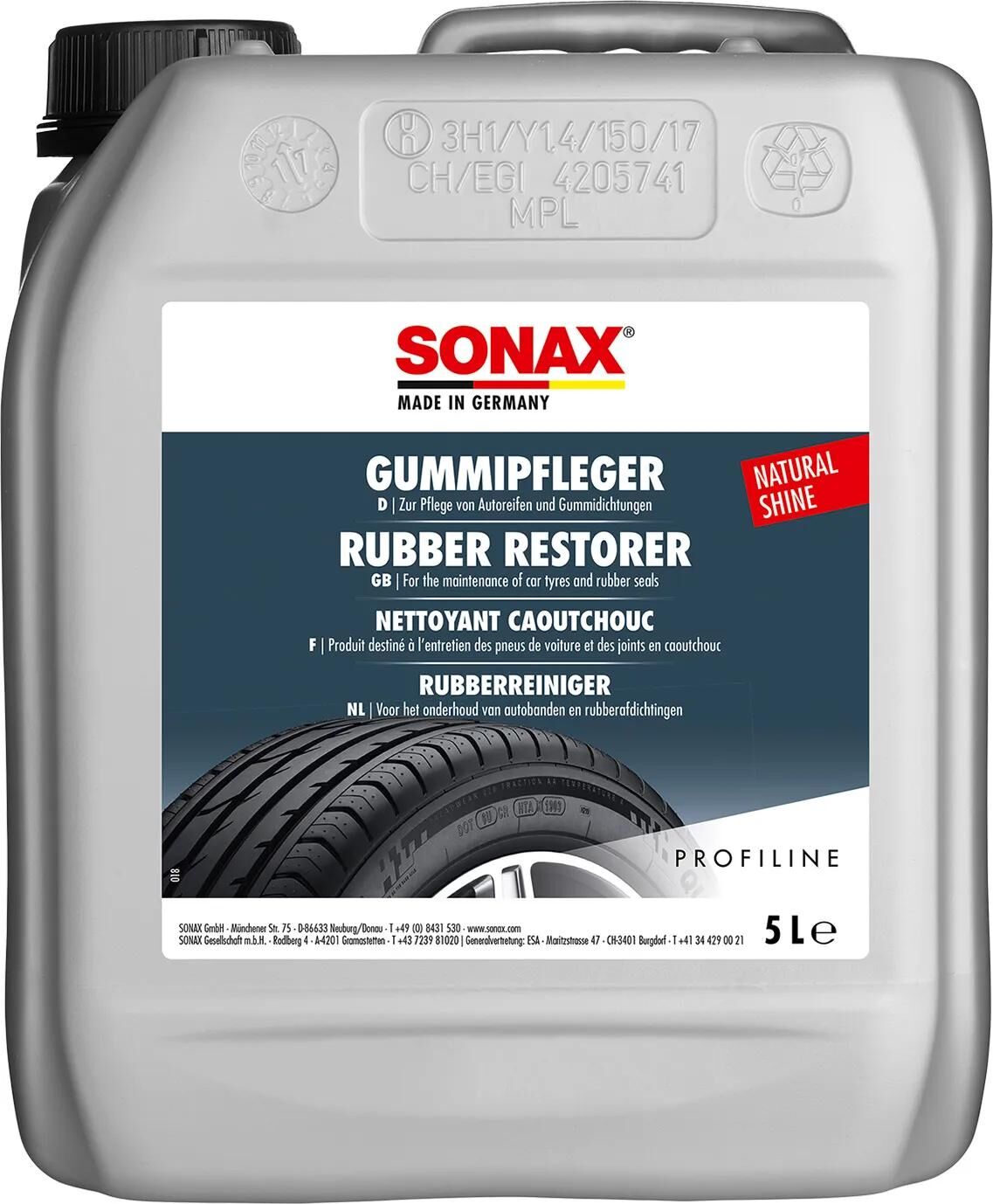 Sonax Rubber Cleaner 5ltr. PE-Kanister