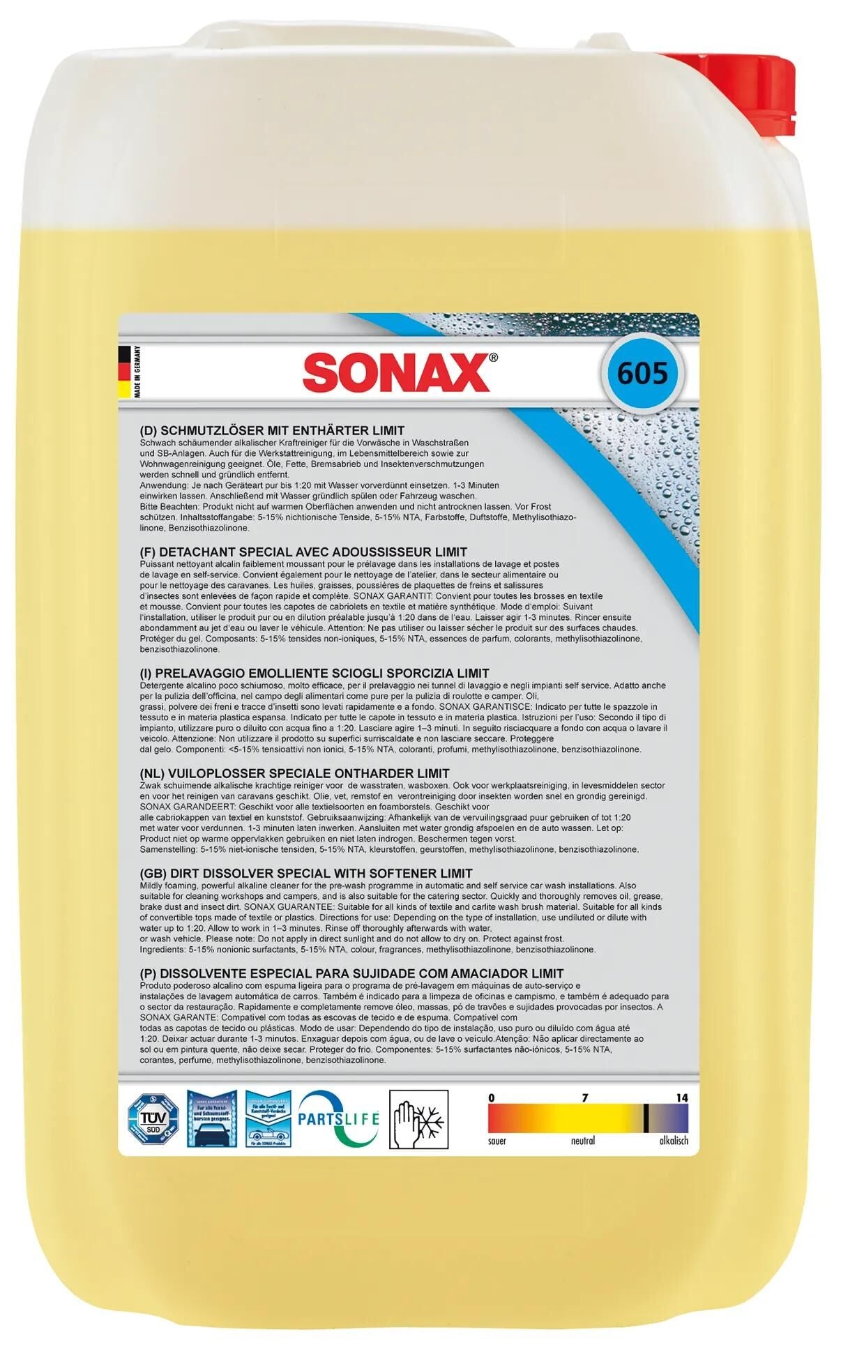Sonax Dirt Loosener M.enthaerte 25 ltr. poder