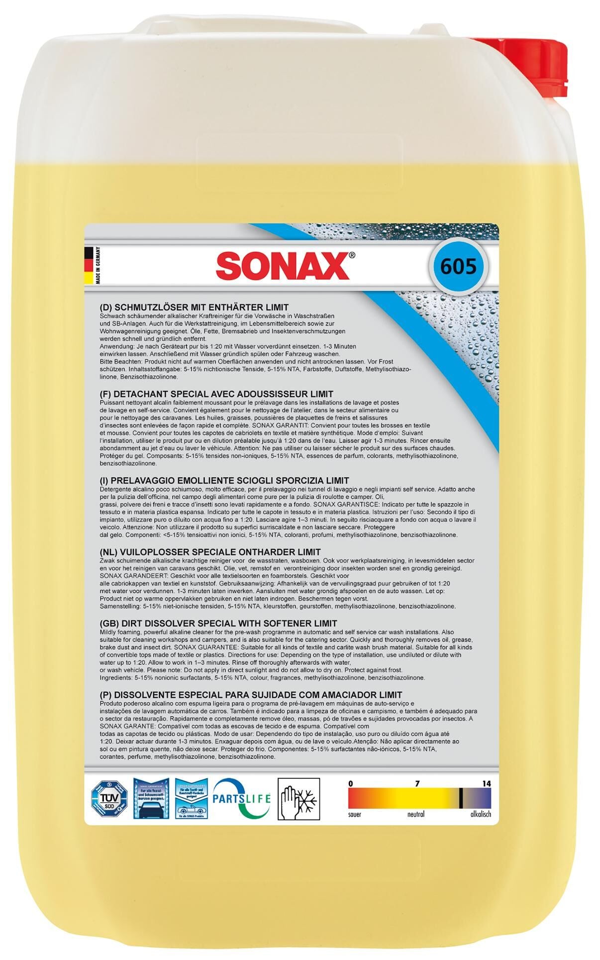 Sonax Dirt Loosener M.enthaerte 25 ltr. poder