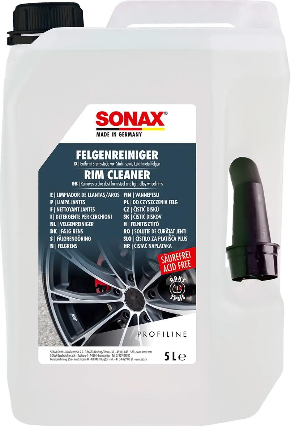 Sonax Rim Cleaner Plus 5L Profilinine