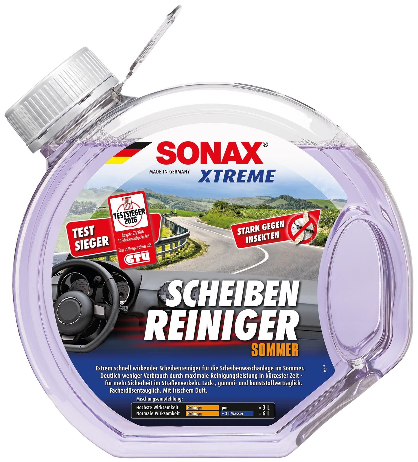 Sonax Window Cleaner 3L Xtreme Summer