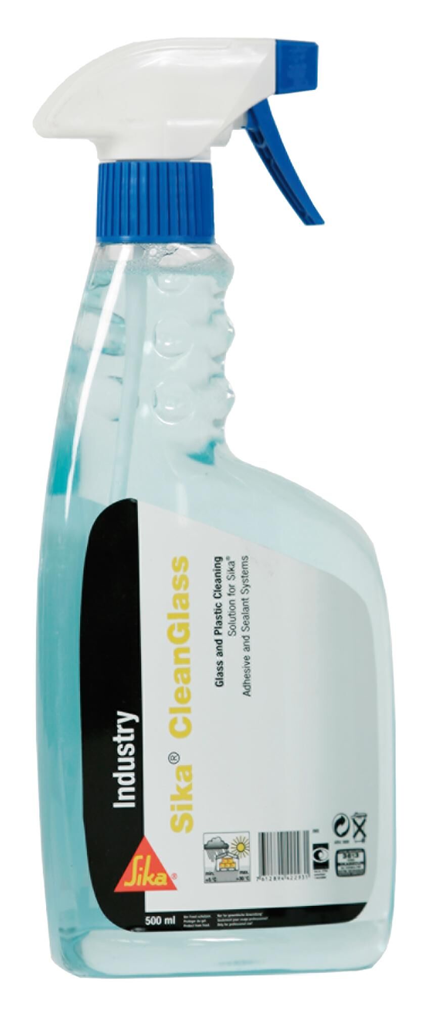 Detergente per vetri Sika cleanglass detergente per vetri 500ml cleanglass