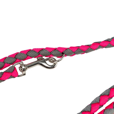 Trixie Dog Leash Cavo Fuchsia Gray