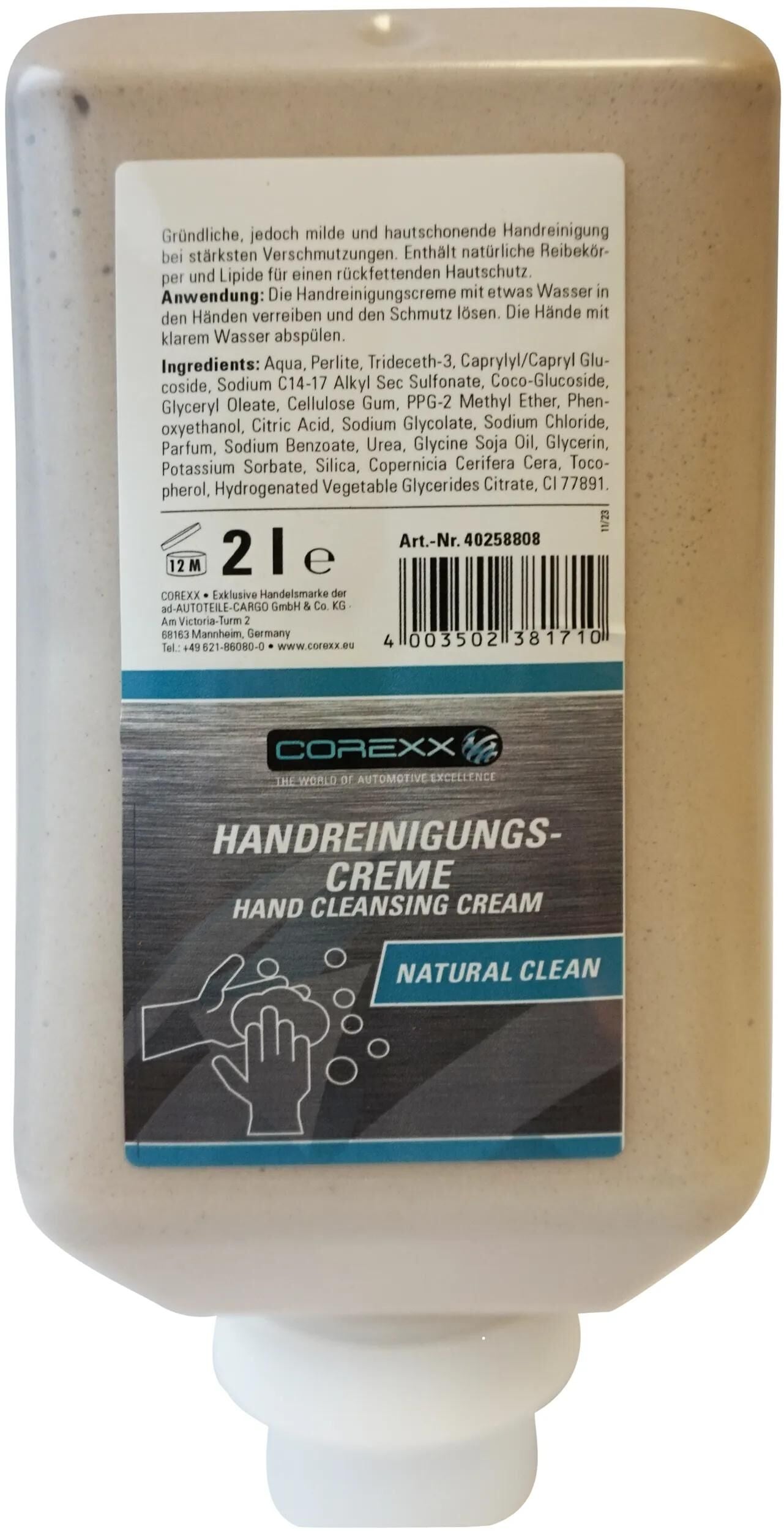 Corexx CREANA DE CLIMINACIÓN A MANO 2L