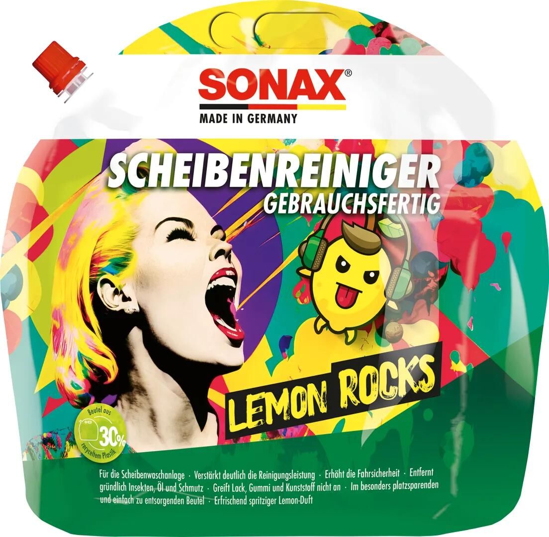 Sonax Window Cleaner da 3 L limone rocce