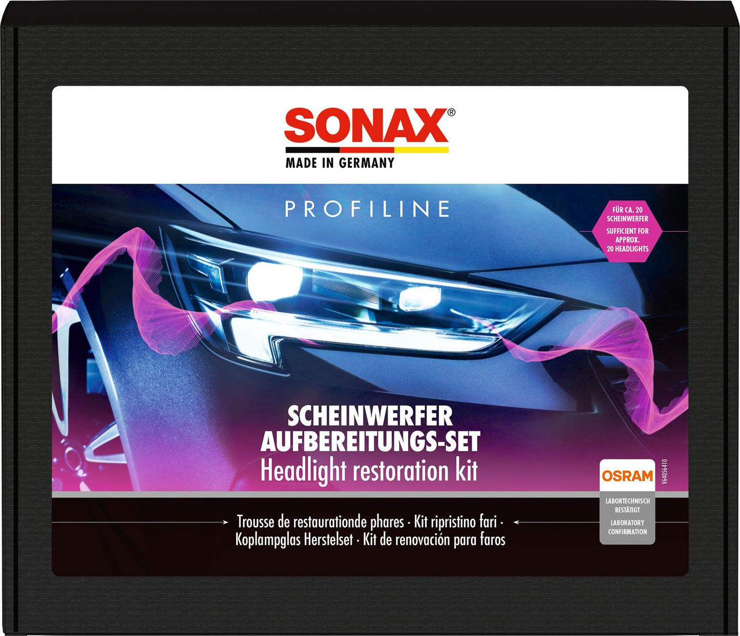 Sonax Front Light-Aufber.-Set