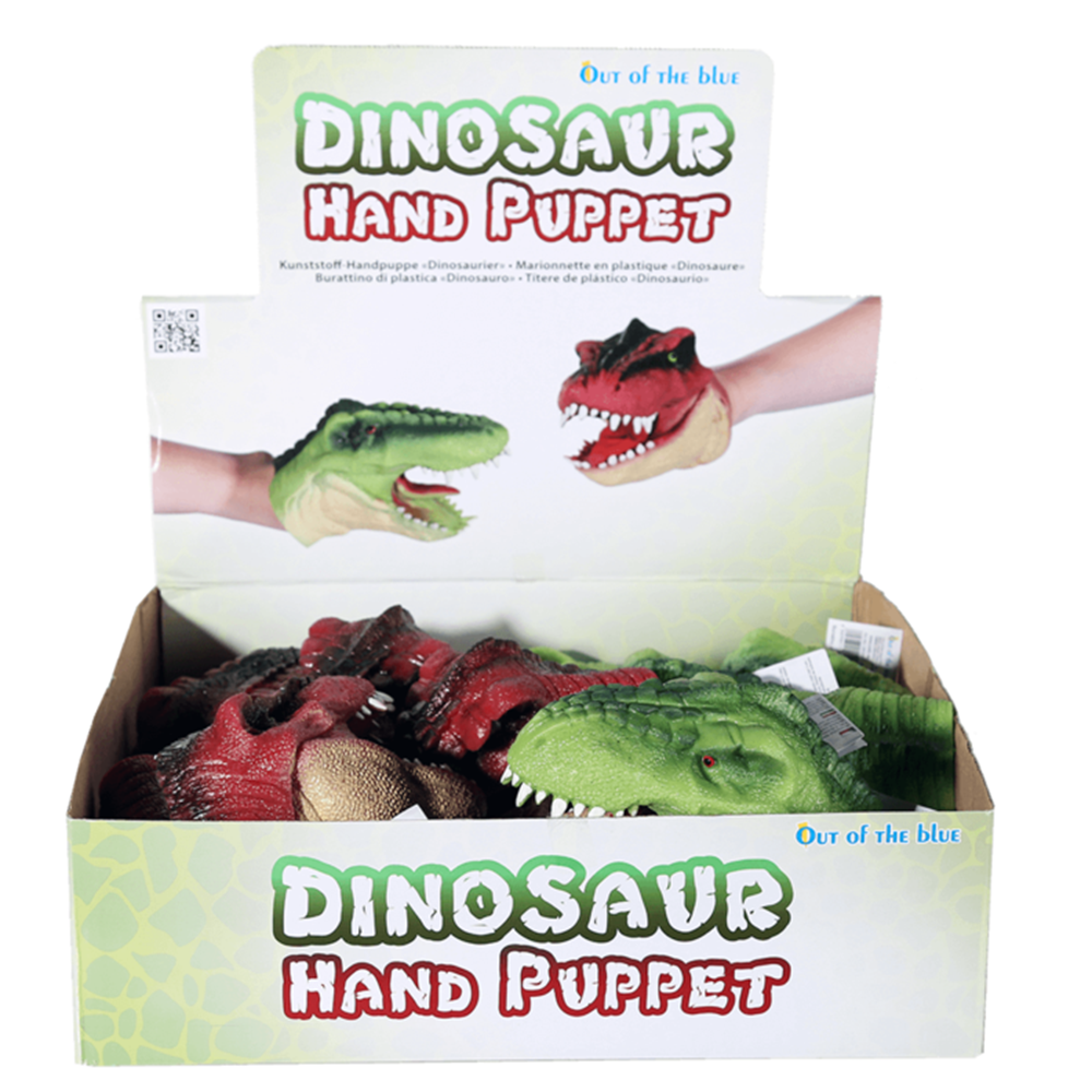 Dinosaurio títere de mano Dsp, aprox. 15cm. 2 culo