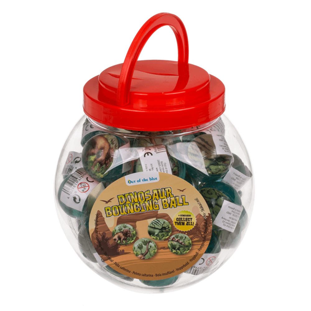 Dsp pelotas saltarinas dinosaurio. 36 piezas