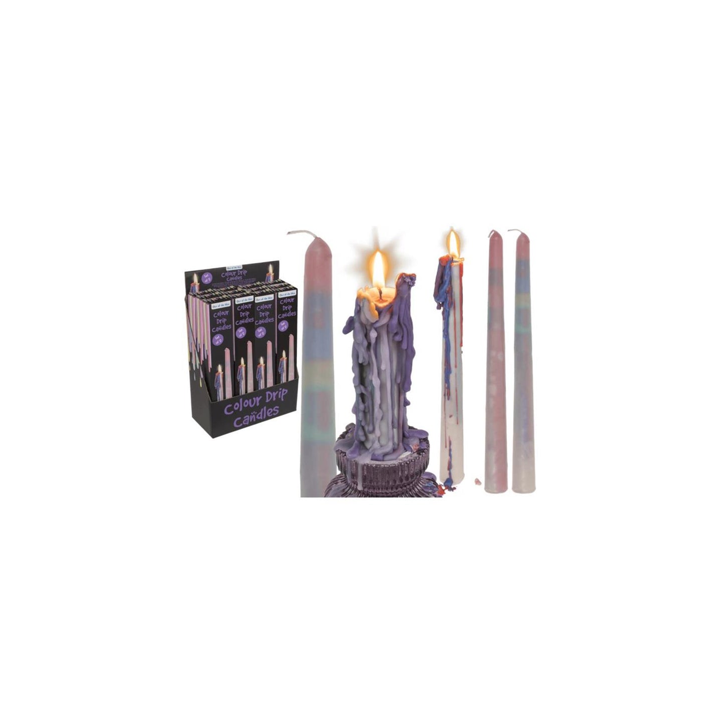 Set di 2 candele a goccia Ootb 26x2 cm