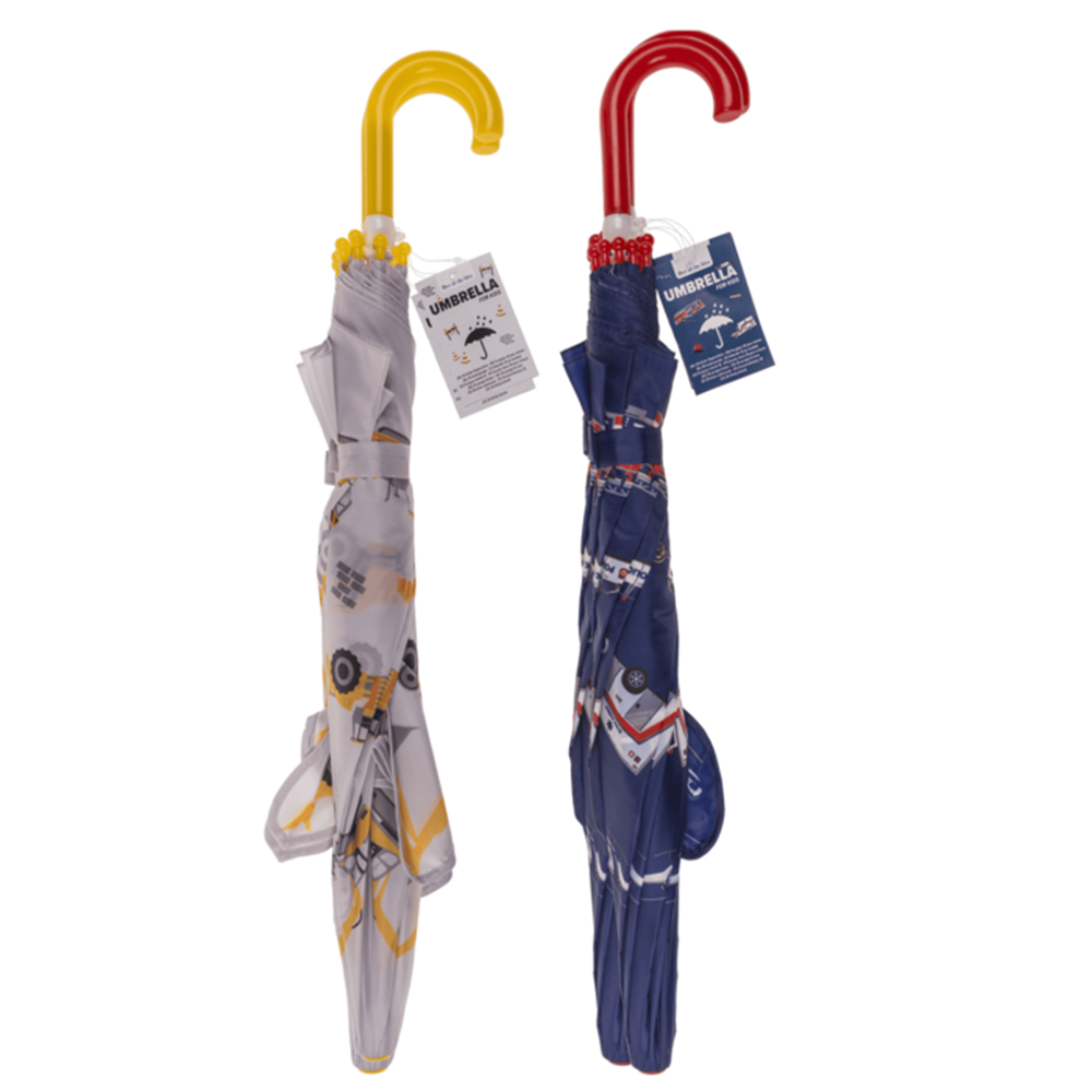 Ombrello per bambini 3D. d: ca. 70 cm. 2 assortiti