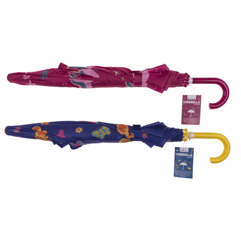 Ombrello per bambini 3D. d: ca. 70 cm. 2 assortiti