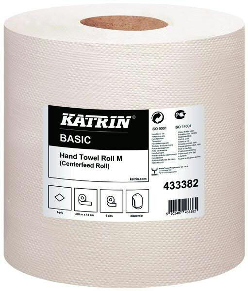 Katrin handtuchrolle white 1-ply towel roll 18.5 x 300 m