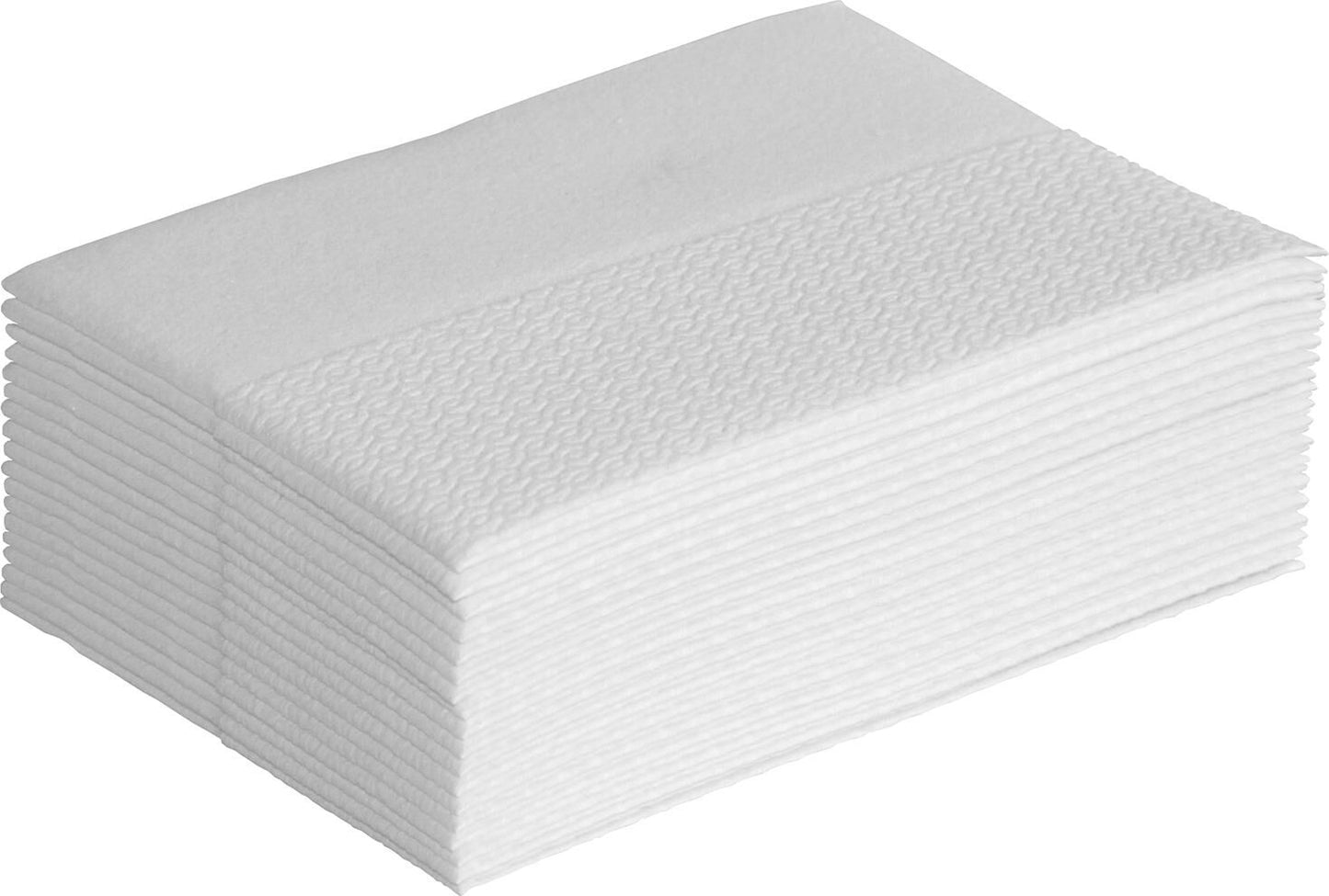 Nordvlies wipex lana tela blanca 500 hojas z-plateadas