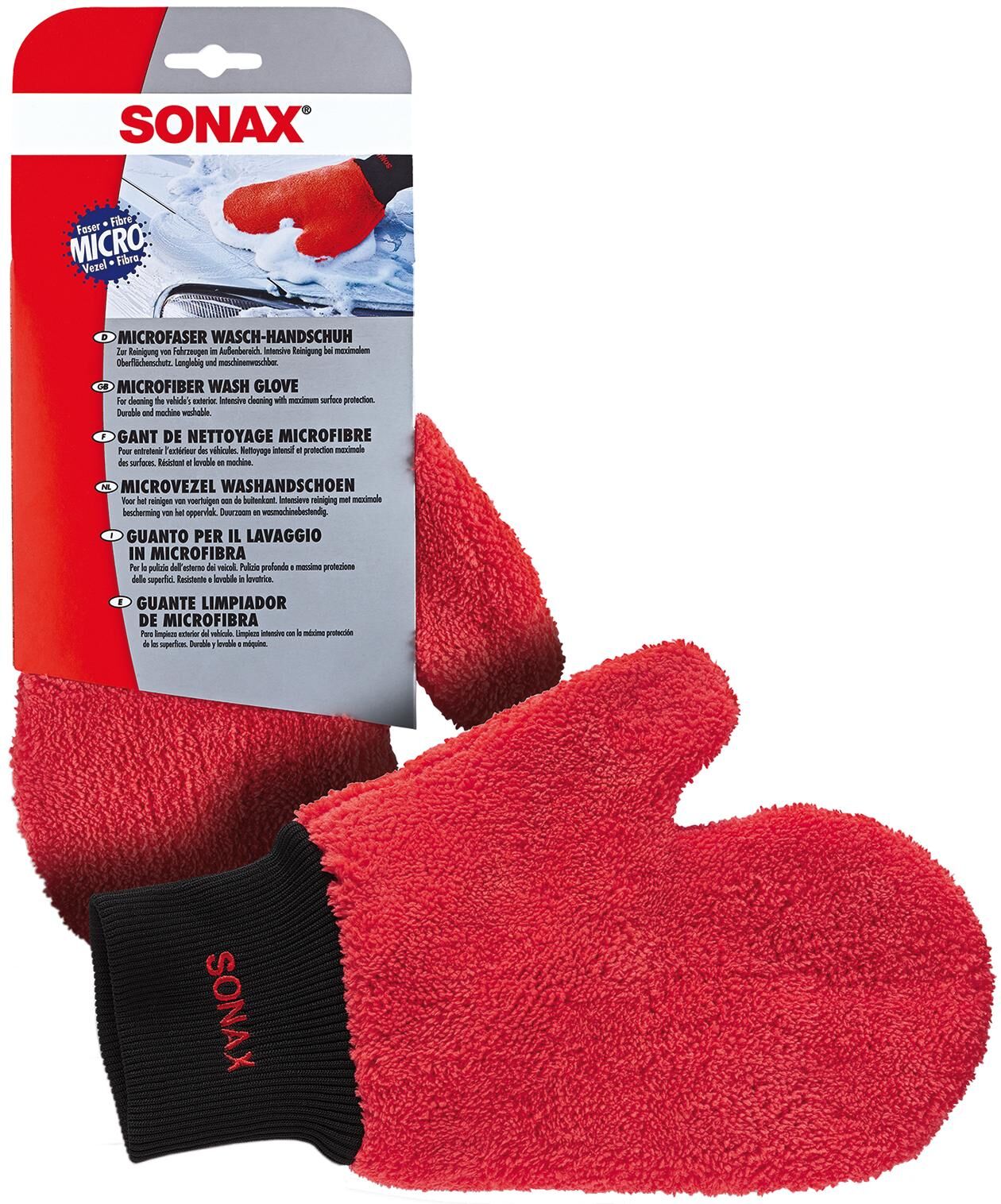 Glove di lavaggio in microfibra Sonax