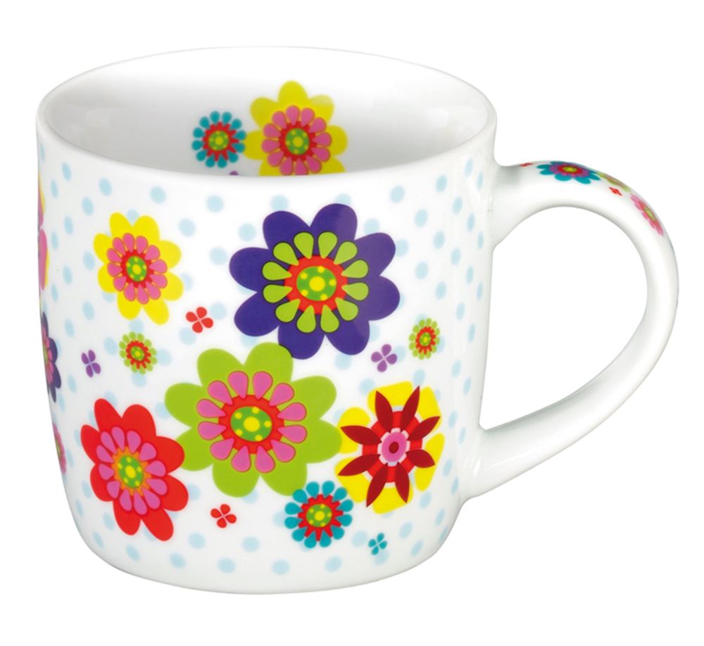 Wonderbloemen mok in geschenkds (4 st)
