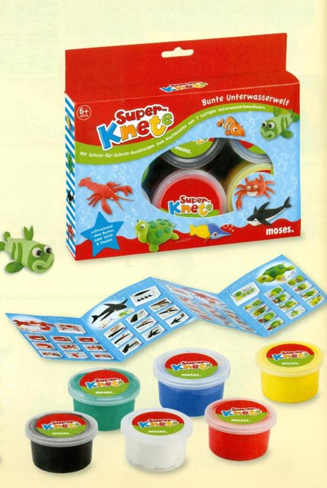Super argilla: schiuma colorata del mondo (4 pz)