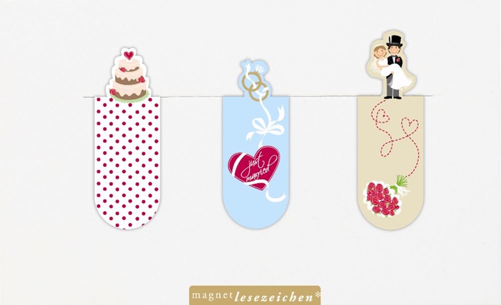 Segnalibro mag. matrimonio 3 culo (6 set)