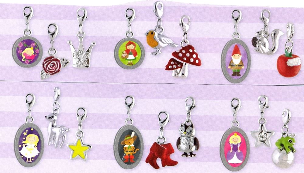 Bosque de cuento: pulsera charms culo (12