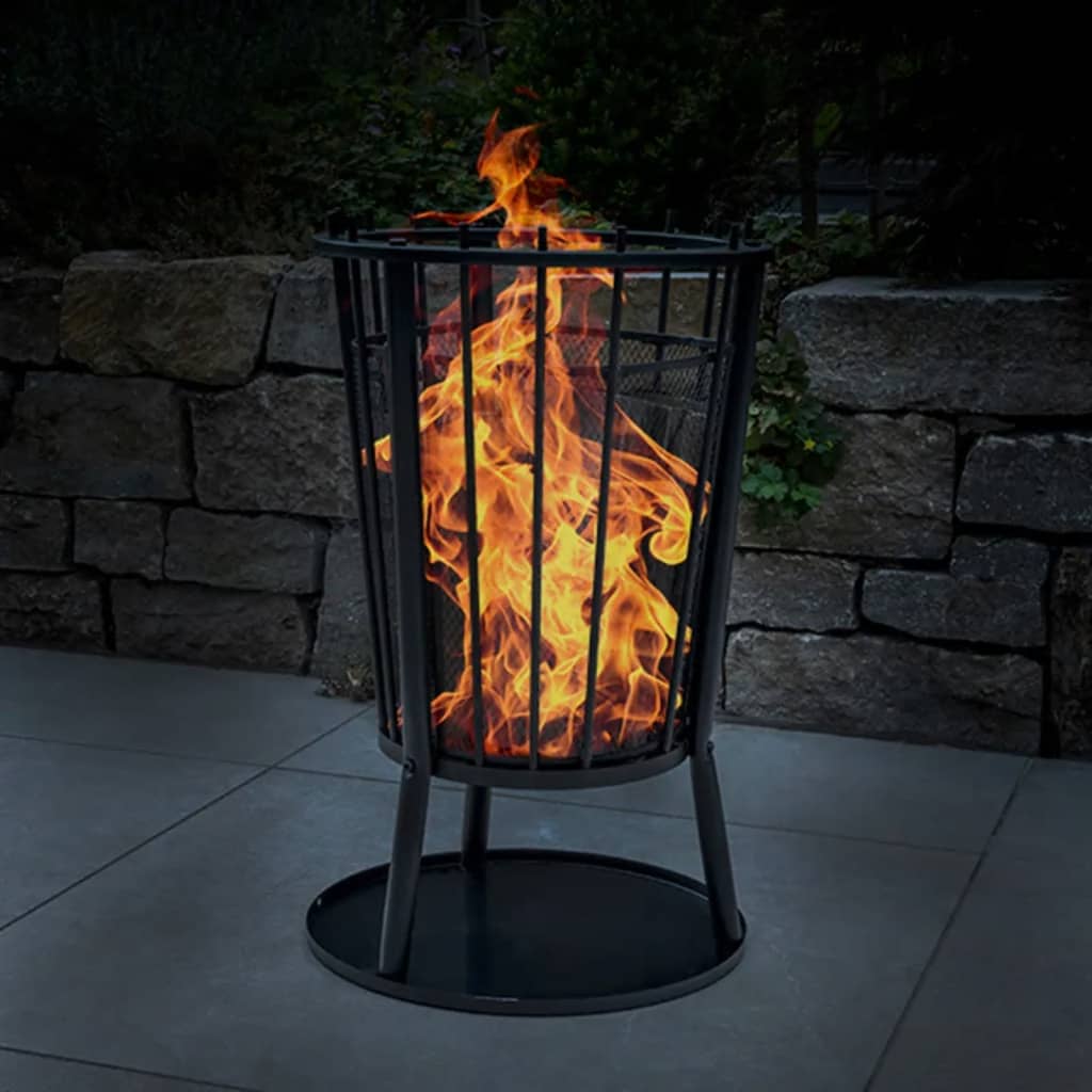 Braciere Hi Hi con parascintille 40x61 cm nero