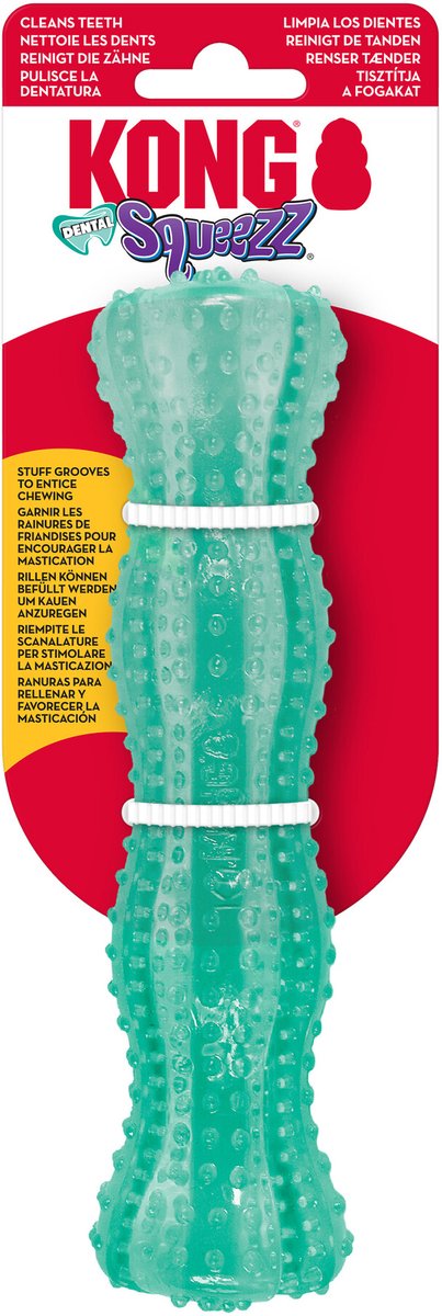 Kong squrezz dental stick mintgroen