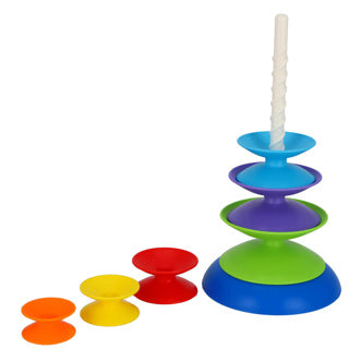 Anillo Jip y Discover Stacking Tower multicolor