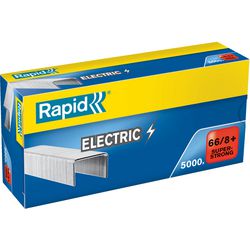 Grapas rapid plata 66 8+ acero 5.000 piezas 50 hojas