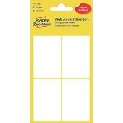 Etichette avery zweckform 54x35mm bianco conf. 24 pz