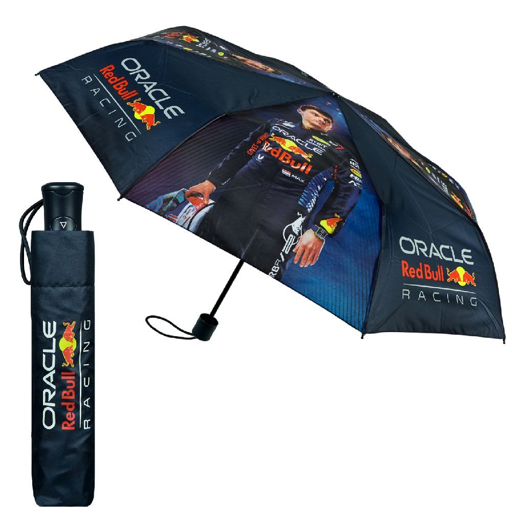 Paraguas encubierto red bull racing max verstappen