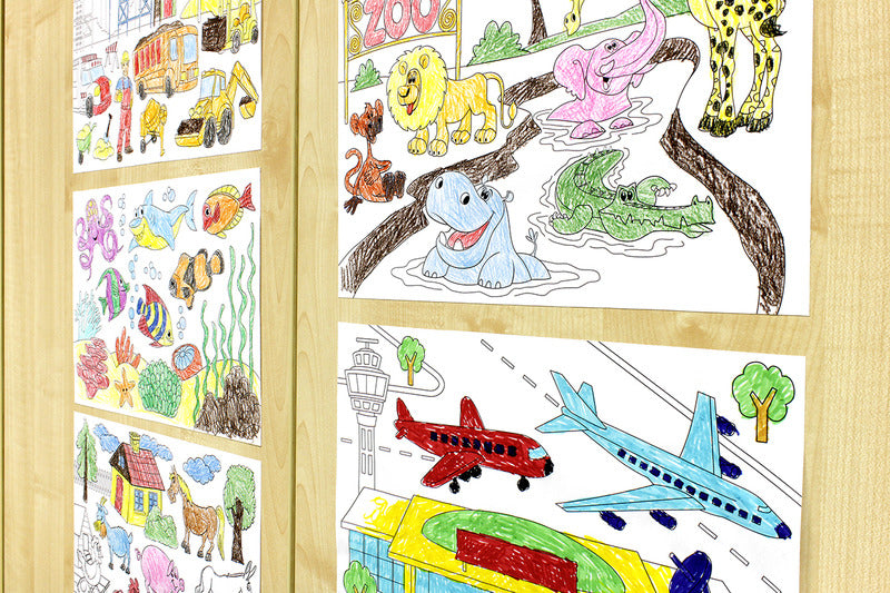 Van der Doelen Colorbook stesso adesivo, rimovibile e riutilizzabile