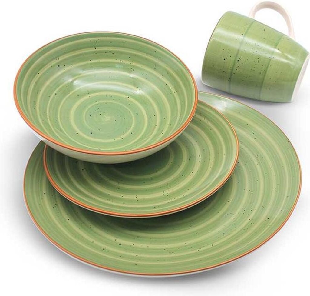 Michelino Michelino Set Green 16 pezzi per 4 persone segni
