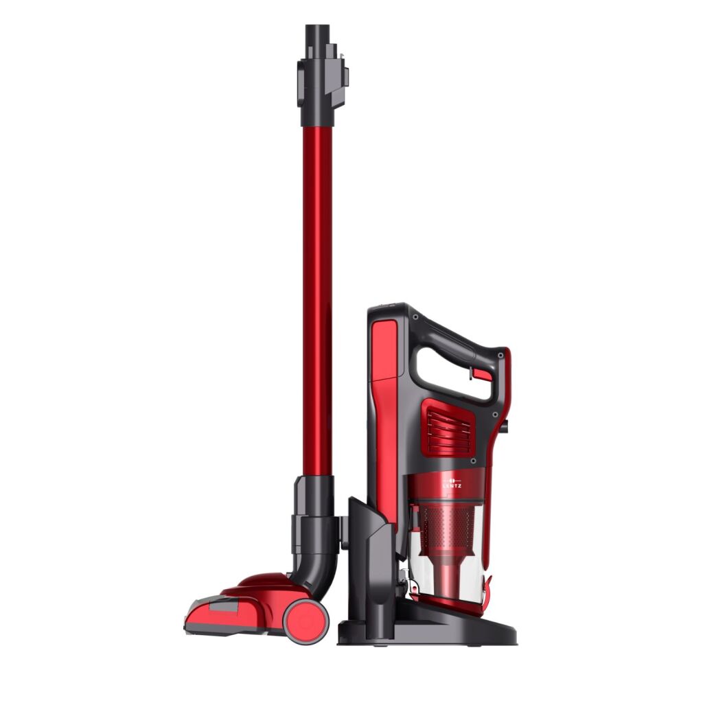 Lentz Lentz 2in1 batteria aspirapolvere rosso nero